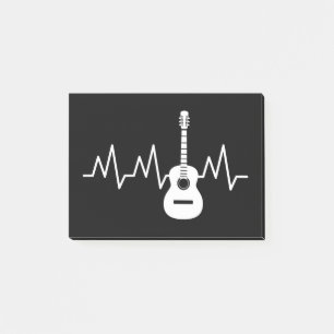 Post-it® Beat cardiaque de guitare acoustique