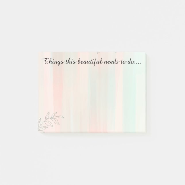 Post-it® Beau billet qu'il note (Devant)