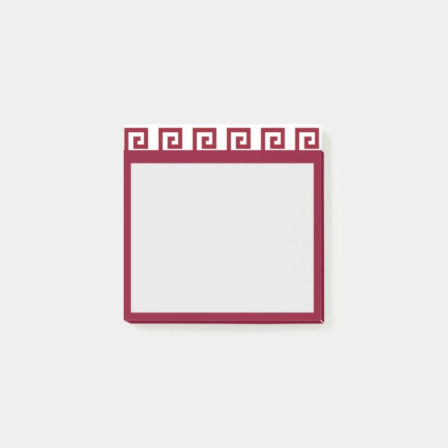 Post-it® Beau en-tête de conception géométrique (Devant)