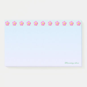 Post-it® Beau en-tête de fleur