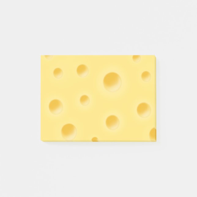 Post-it® Beau fromage suisse capricieux jaune pâle (Devant)