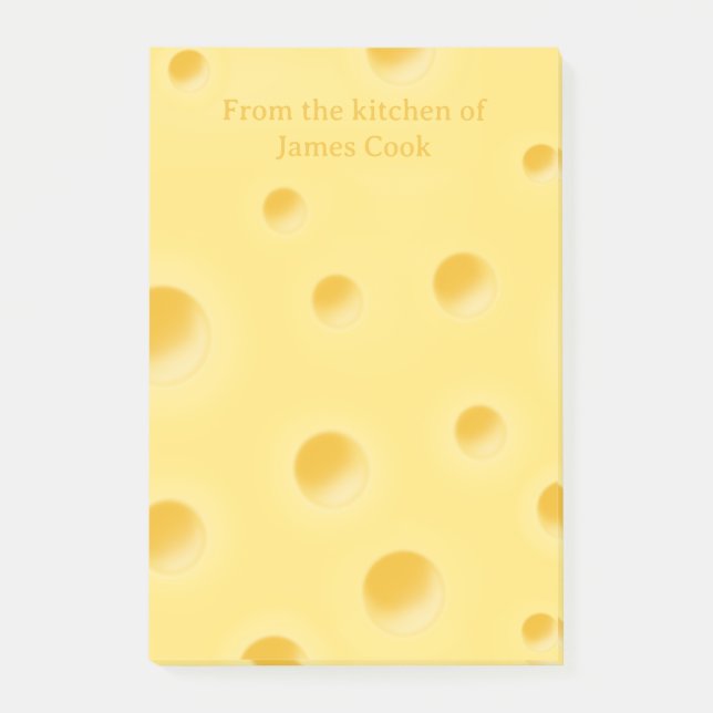 Post-it® Beau Fromage suisse fantaisie Personnalisé (Devant)