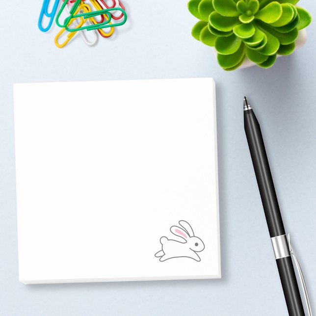 Post-it® Beau lapin coureur (Créateur téléchargé)