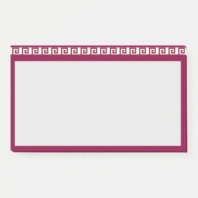 Post-it® Beau Motif en-tête de conception géométrique (Devant)