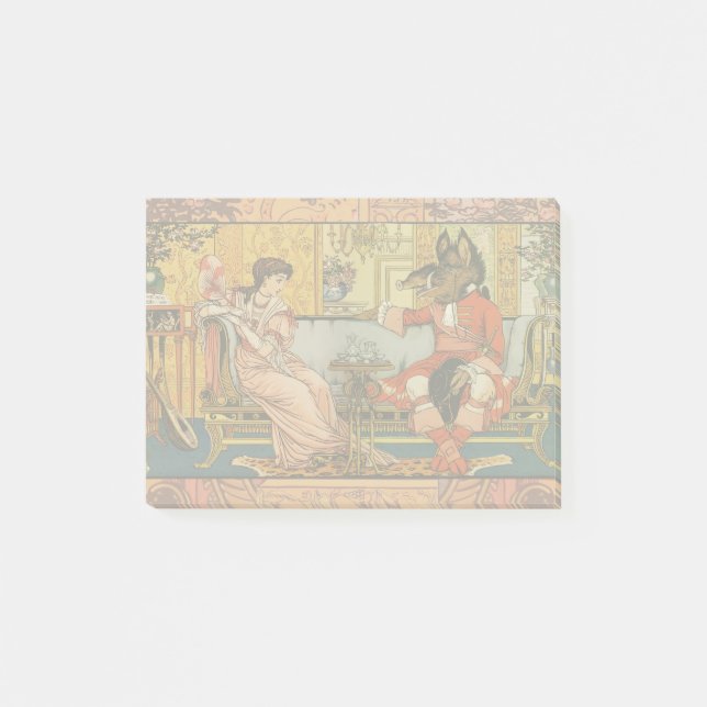 Post-it® Beauté Beast Classic Fairy Tale Caractères (Devant)