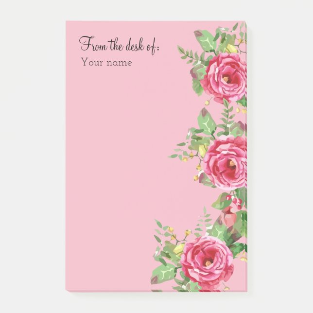 Post-it® Beauté florale du bureau de (Devant)