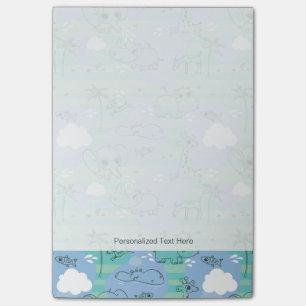 Post-it® Beaux animaux jouant avec de l'eau 3