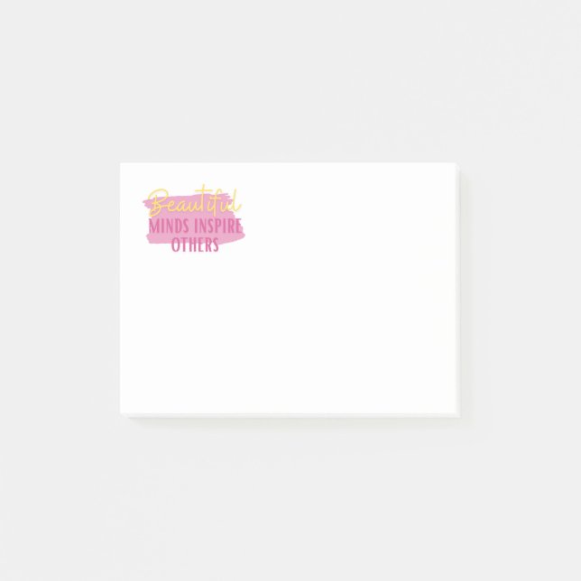 Post-it® Beaux Esprits Inspirent Autres Post-Its (Devant)