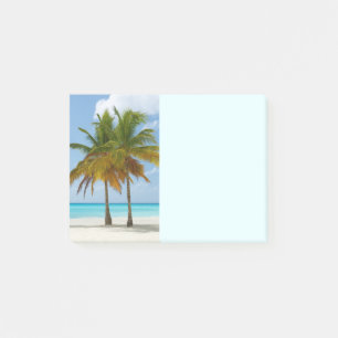 Post-it® Beaux palmiers sur une plage tropicale
