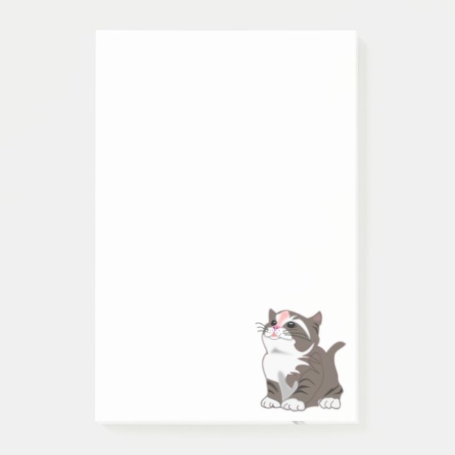Post-it® Bébé mignonette chat Notes (Devant)