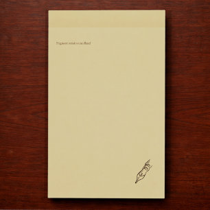 Post-it® Bec de plume vintage - Bibliothèque minimaliste d'