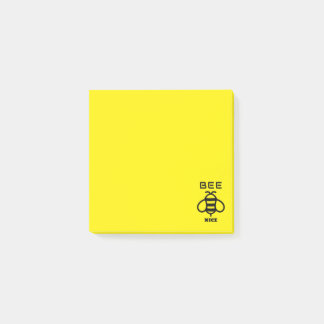 Post-it® Bee Nice with Minimal Design