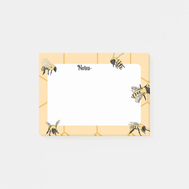 Post-it® Bees Honeypeb Bee Farm (Devant)
