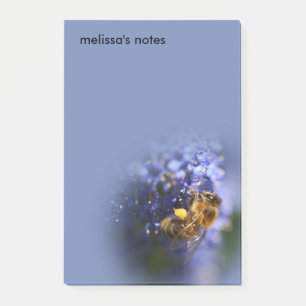 Post-it® Belle abeille de miel sur la Californie Lilac