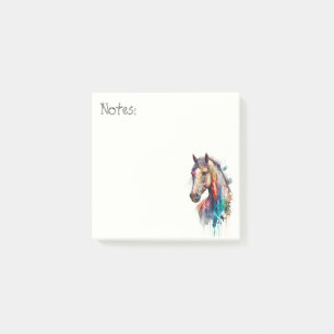 Post-it® Belle aquarelle Cheval