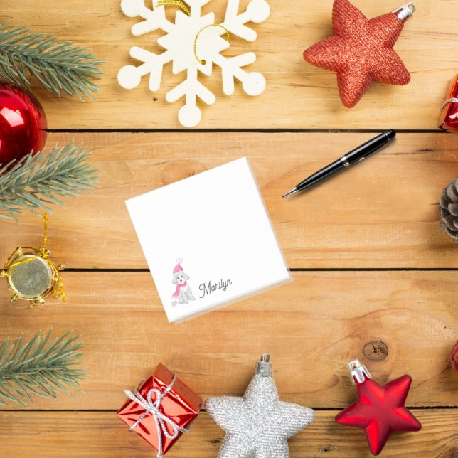 Post-it® Belle canicule d'hiver Nom joli et rose (Créateur téléchargé)