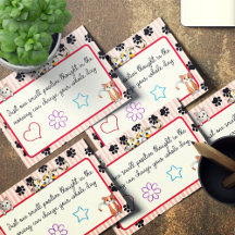 Belle couleur rouge avec pattes chatons mignons 4"