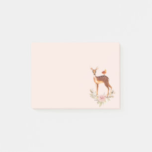 Post-it® Belle Doe Brown avec points blancs