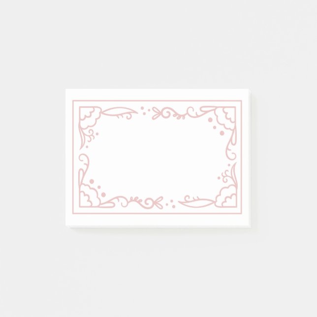 Post-it® Belle et simple conception de cadre (Devant)