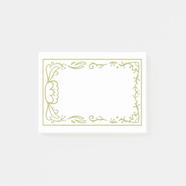 Post-it® Belle et simple conception de cadre (Devant)