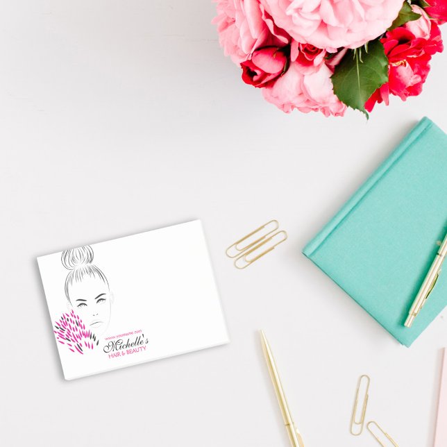 Post-it® Belle femme illustration de mode marque (Créateur téléchargé)