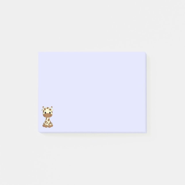 Post-it® Belle girafe dessin animé filles (Devant)