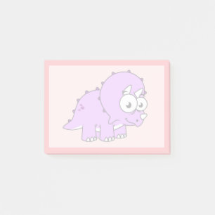 Post-it® Belle Illustration D'Un Tricératops.