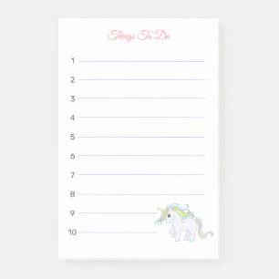 Post-it® Belle Magie Unicorne Choses à faire Post-it Notes