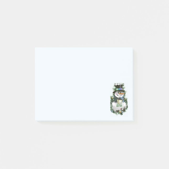 Post-it® Belle note de Noël Snowman Post-it (Devant)