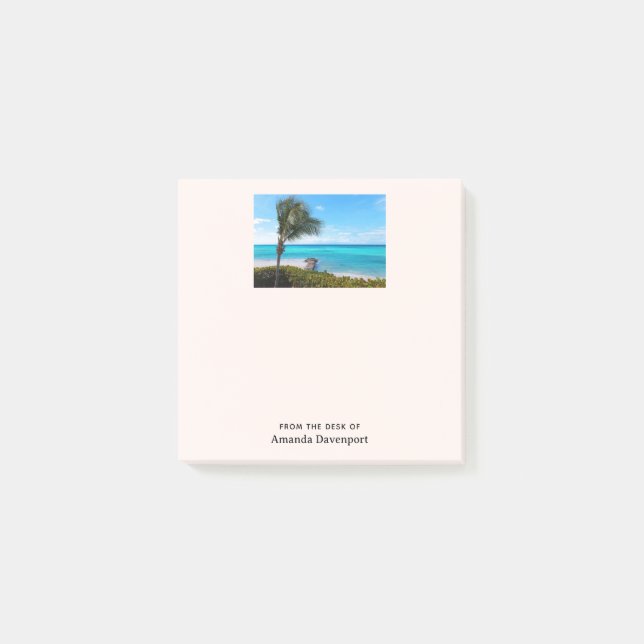 Post-it® Belle Plage Tropicale Palme Ventilée (Devant)