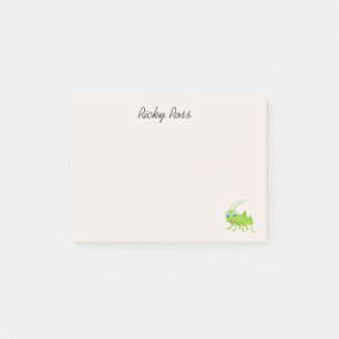 Post-it® Belle sauterelle verte pourpre