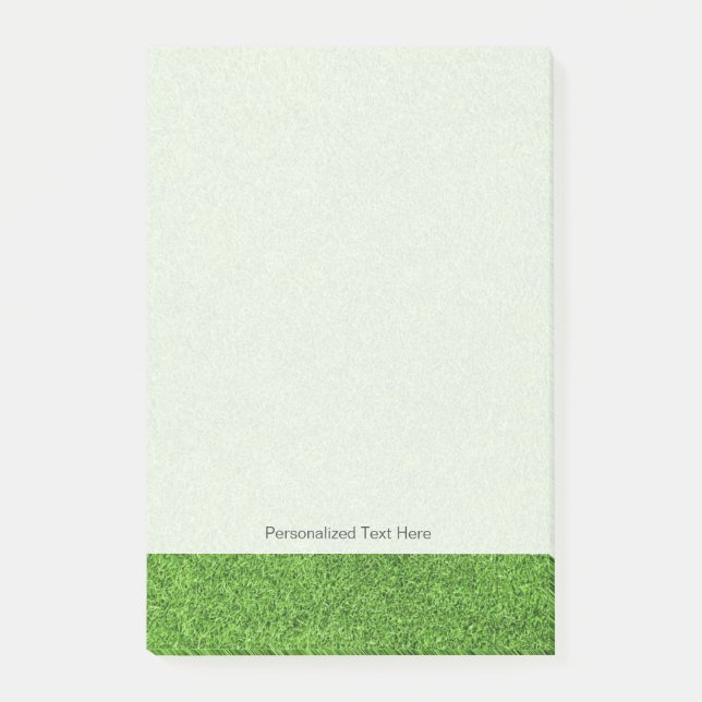 Post-it® Belle texture d'herbe verte de terrain de golf (Devant)