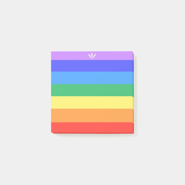 Post-it® Belles couleurs d'arc-en-ciel (Devant)