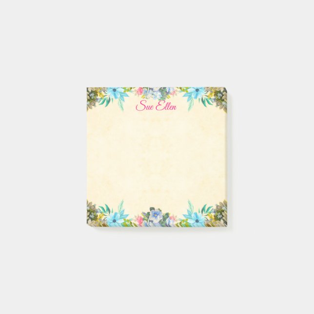 Post-it® Belles fleurs 527 Notes post-it (Devant)