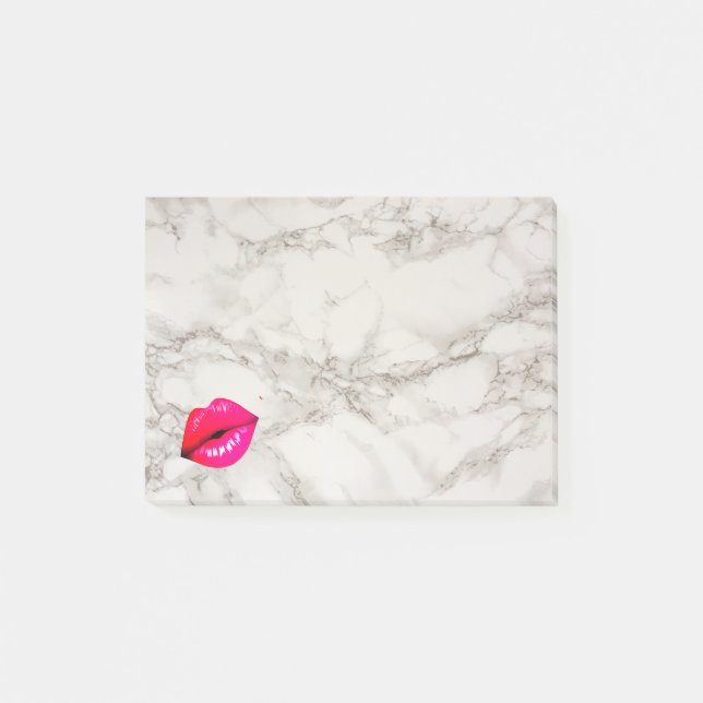 Post-it® Belles lèvres personnalisées sur marbre (Devant)