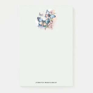 Post-it® Belles papillons et fleurs
