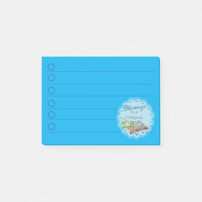 Post-it® Bénédiction de la vie religieuse (Devant)