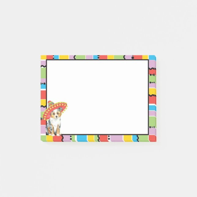 Post-it® Berger américain miniature de Fiesta (Devant)