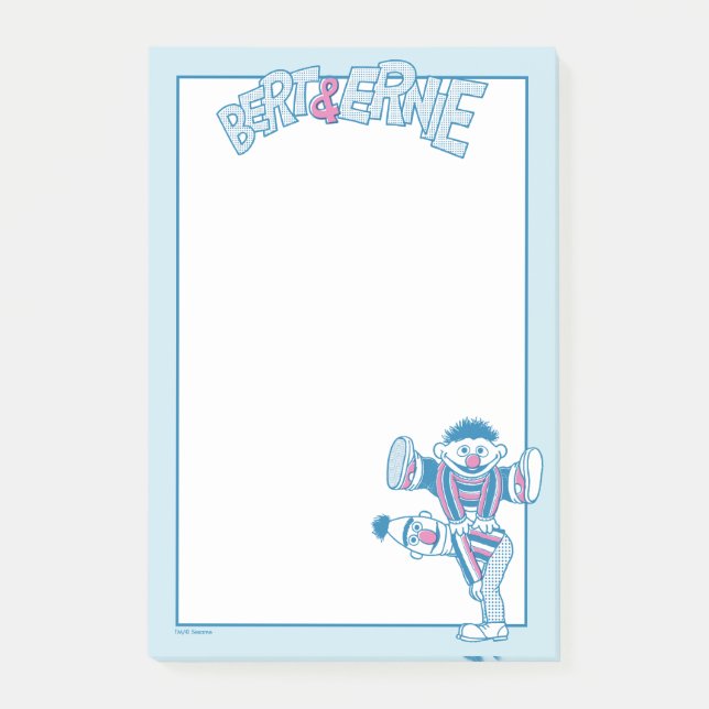 Post-it® Bert & Ernie | Toujours eu ton dos (Devant)
