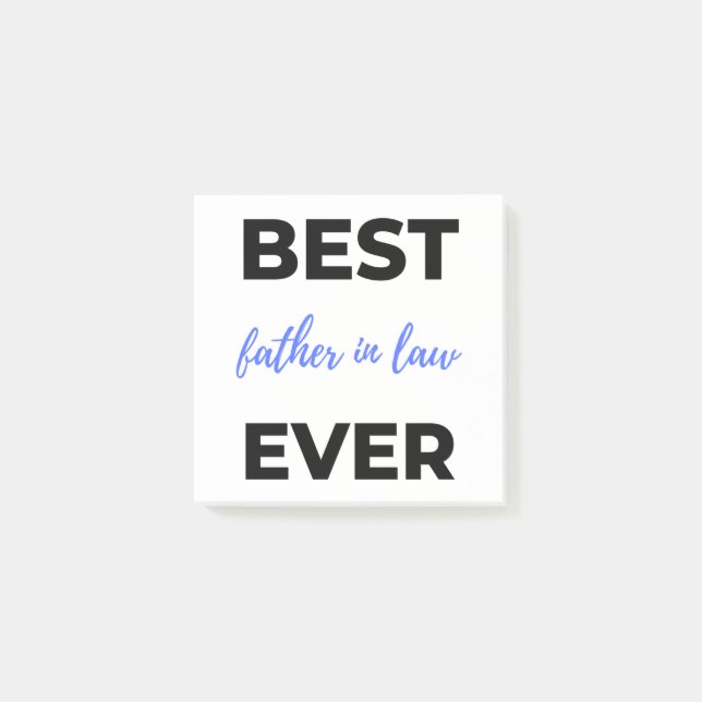 Post-it® Best Father In Law Ever 2 (Devant)