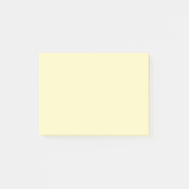 Post-it® Beurre jaune uni (Devant)