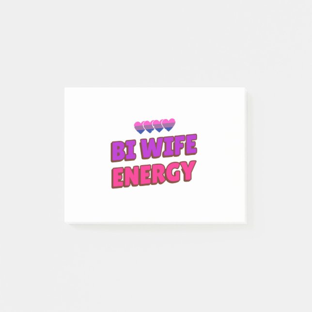 Post-it® Bi Wife Energy (Devant)