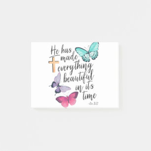 Post-it® Bible Verse Cross Ecclesiastes Ecc