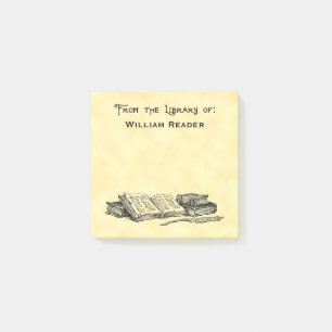 Post-it® Bibliothèque personnalisée de livres Vintages et d