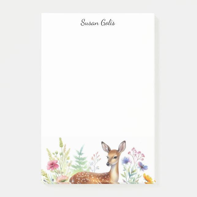 Post-it® Biche Fallow Personnalisée  (Devant)