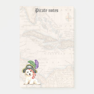 Post-it® Bichon Frise Pirate