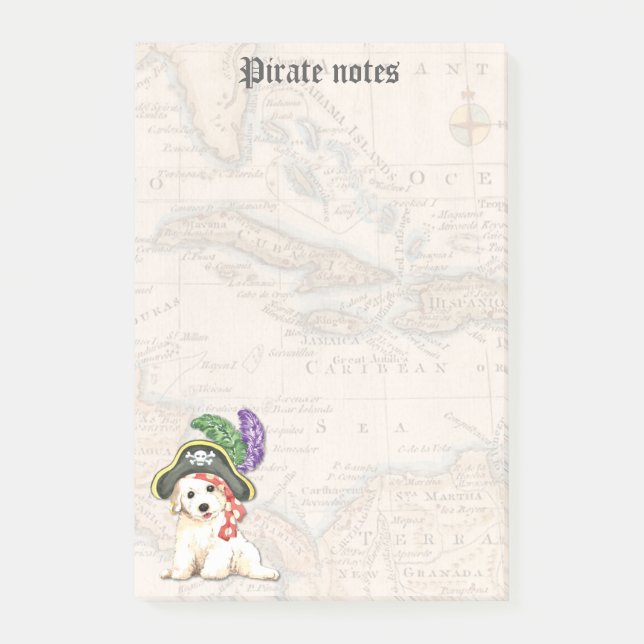 Post-it® Bichon Frise Pirate (Devant)