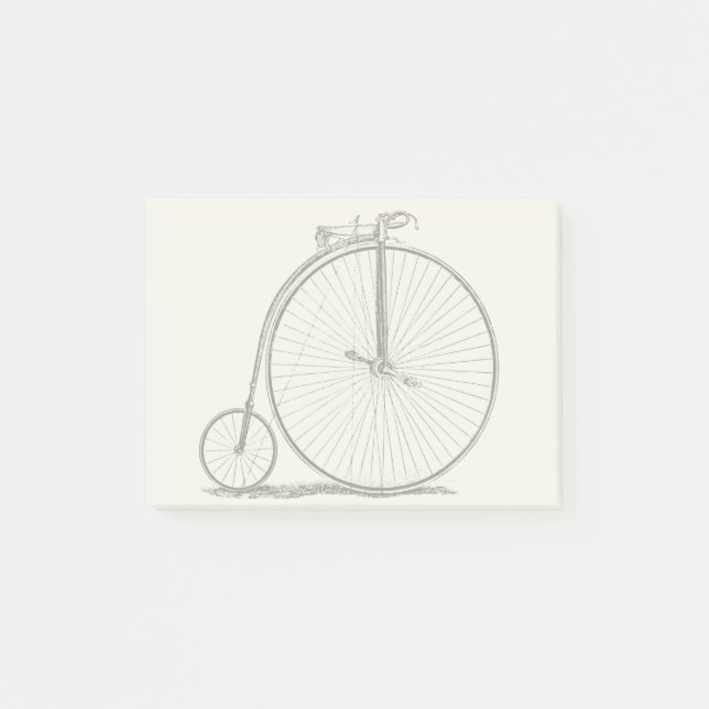 Post-it® Bicyclette à grande roue Penny Farthing (Devant)