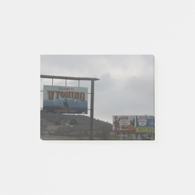 Post-it® Bienvenue dans Wyoming Publier la note (Devant)