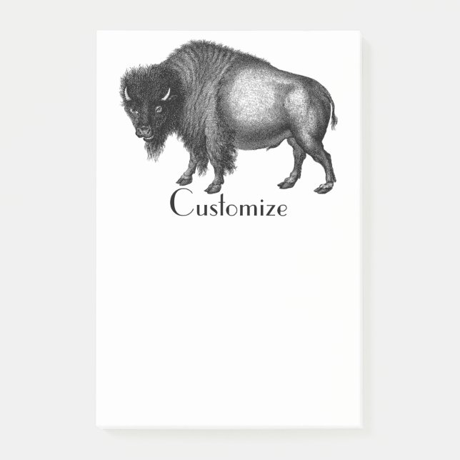 Post-it® Big Bison Buffalo Thunder-Cove (Devant)